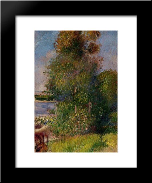 Landscape 20x24 Black Modern Wood Framed Art Print Poster by Renoir, Pierre Auguste