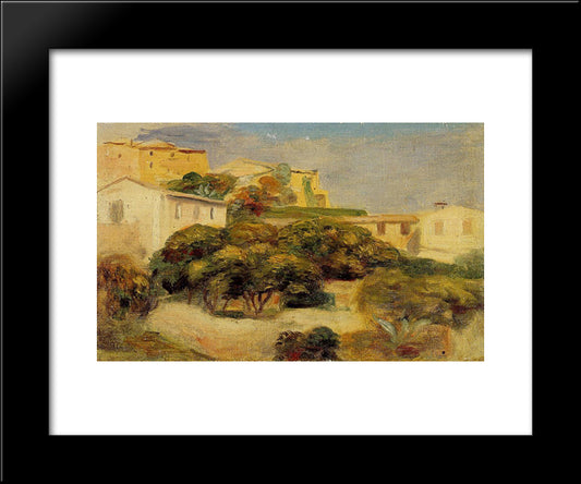 Landscape 20x24 Black Modern Wood Framed Art Print Poster by Renoir, Pierre Auguste