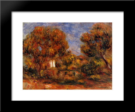 Landscape 20x24 Black Modern Wood Framed Art Print Poster by Renoir, Pierre Auguste