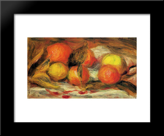 Still Life 20x24 Black Modern Wood Framed Art Print Poster by Renoir, Pierre Auguste