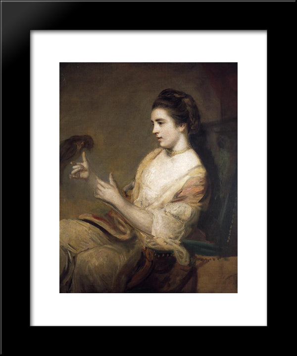 Kitty Fisher 20x24 Black Modern Wood Framed Art Print Poster by Reynolds, Joshua