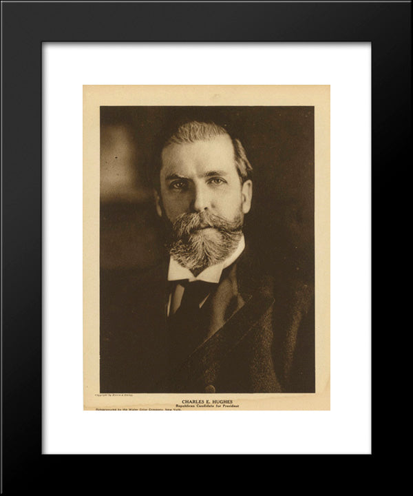 Charles E. Hughes, Republican Candidate For President 20x24 Black Modern Wood Framed Art Print Poster by Library of Congress