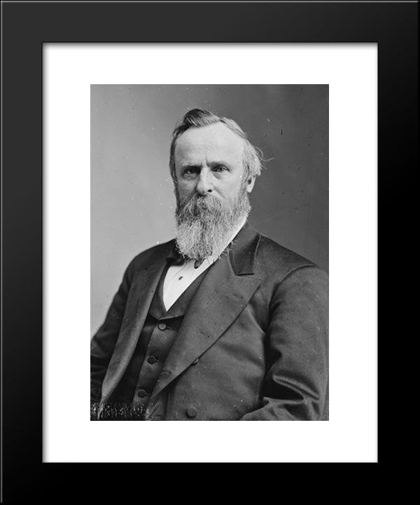 Hayes, Pres. R.B. (President) 20x24 Black Modern Wood Framed Art Print Poster by Library of Congress