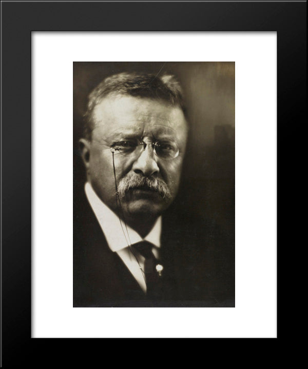 Theodore Roosevelt 20x24 Black Modern Wood Framed Art Print Poster by Library of Congress