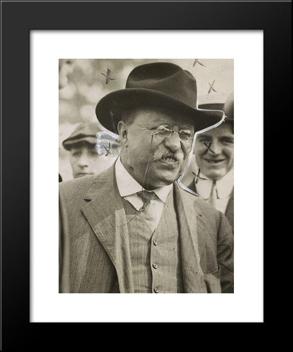 Col. Theodore Roosevelt 20x24 Black Modern Wood Framed Art Print Poster by Library of Congress