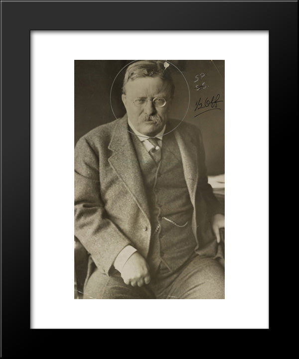 Col. Theodore Roosevelt 20x24 Black Modern Wood Framed Art Print Poster by Library of Congress
