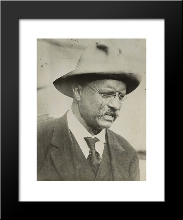 Col. Theodore Roosevelt 20x24 Black Modern Wood Framed Art Print Poster by Library of Congress