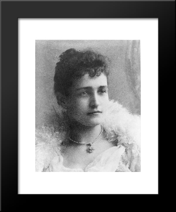 Mrs. Mary Scott Harrison Mckee, White House Hostess For President Benjamin Harrison 20x24 Black Modern Wood Framed Art Print Poster by Library of Congress