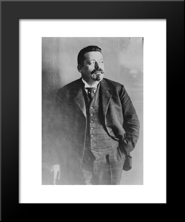 President Ebert Of Germany 20x24 Black Modern Wood Framed Art Print Poster by Library of Congress