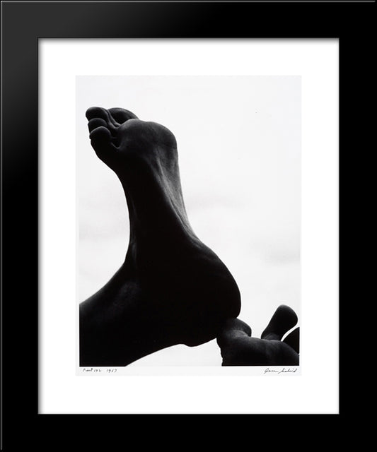 Feet 102 20x24 Black Modern Wood Framed Art Print Poster by Castagno, Andrea del