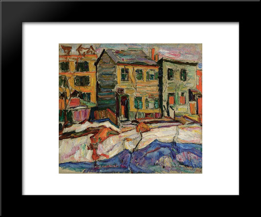 Camden 20x24 Black Modern Wood Framed Art Print Poster by Manievich, Abraham