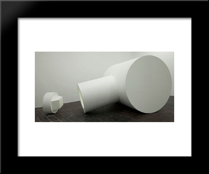 Cell 20x24 Black Modern Wood Framed Art Print Poster by Absalon