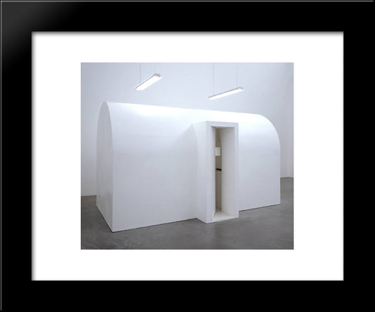Cell No. 1 20x24 Black Modern Wood Framed Art Print Poster by Absalon