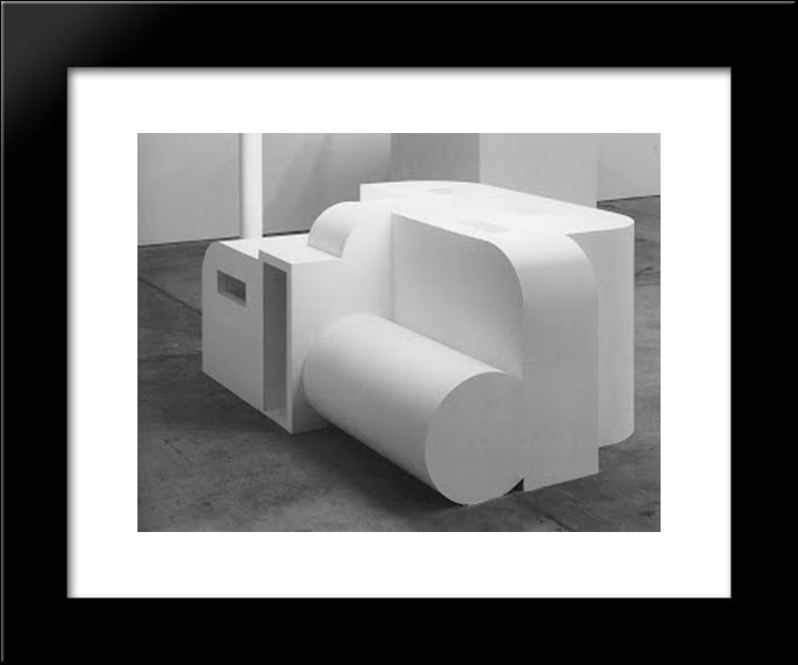 Cell No. 3 (Prototype) 20x24 Black Modern Wood Framed Art Print Poster by Absalon