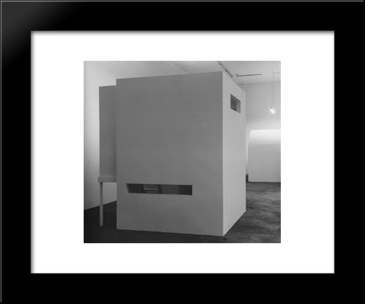 Cell No. 6 (Prototype) 20x24 Black Modern Wood Framed Art Print Poster by Absalon