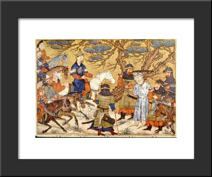 Ardashir Captures Ardawan 20x24 Black Modern Wood Framed Art Print Poster by Musa, Ahmad