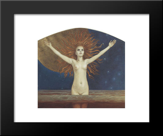 Ad Astra 20x24 Black Modern Wood Framed Art Print Poster by Gallen Kallela, Akseli