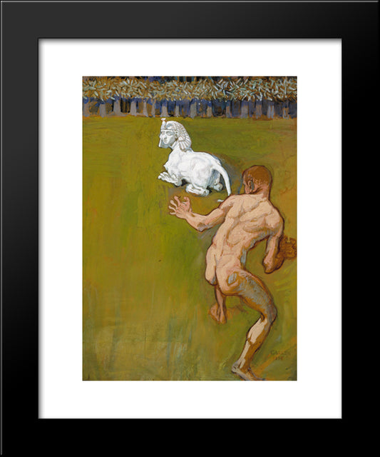 Conceptio Artis 20x24 Black Modern Wood Framed Art Print Poster by Gallen Kallela, Akseli