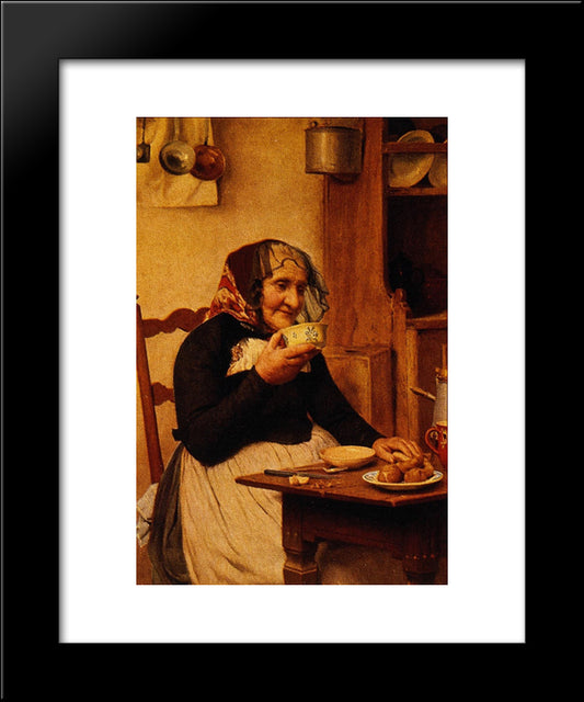 Grandmother 20x24 Black Modern Wood Framed Art Print Poster by Anker, Albert