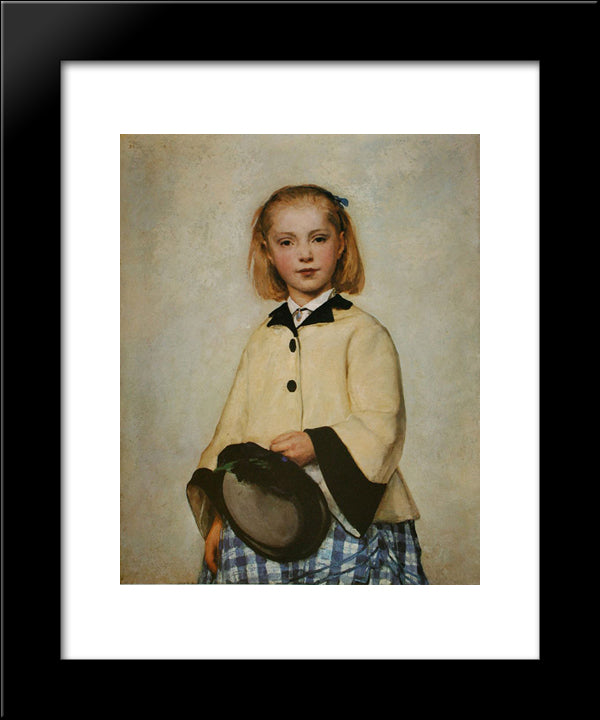 Louise Anker 20x24 Black Modern Wood Framed Art Print Poster by Anker, Albert