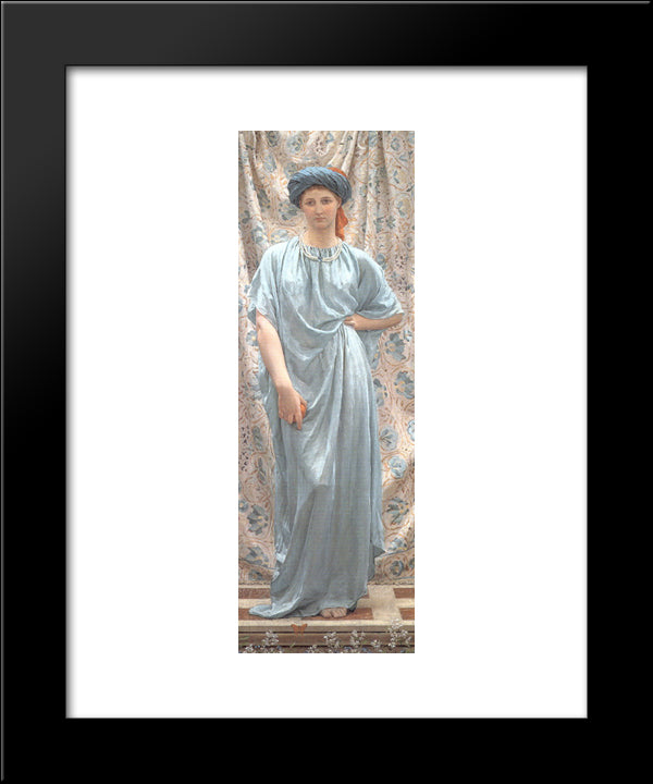 Sapphires 20x24 Black Modern Wood Framed Art Print Poster by Moore, Albert Joseph