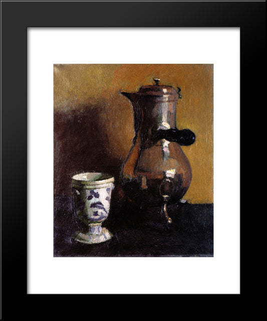 The Coffeepot 20x24 Black Modern Wood Framed Art Print Poster by Marquet, Albert