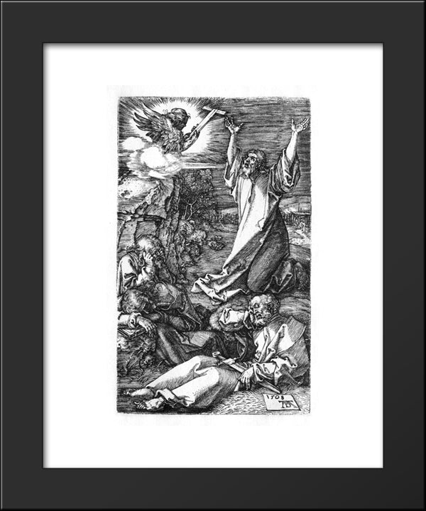 Agony In The Garden 20x24 Black Modern Wood Framed Art Print Poster by Durer, Albrecht