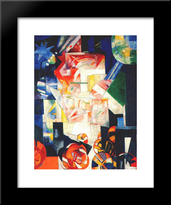 Color Dynamics 20x24 Black Modern Wood Framed Art Print Poster by Ekster, Aleksandra