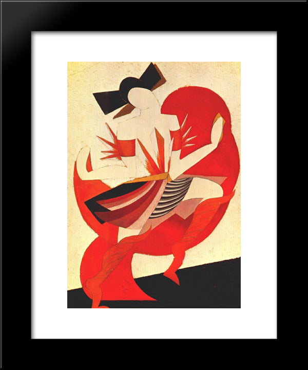 Costume For Romeo And Juliet 20x24 Black Modern Wood Framed Art Print Poster by Ekster, Aleksandra