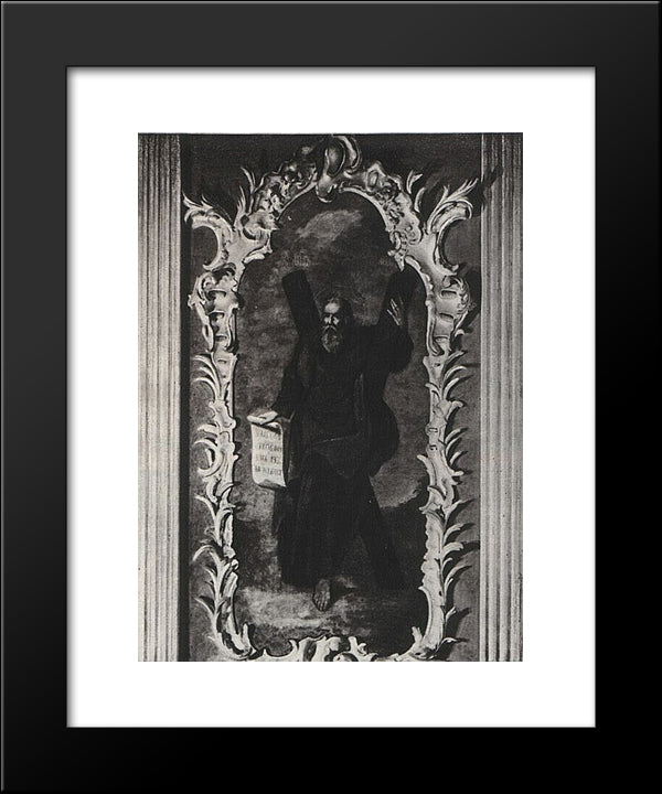 An Icon From The Iconostasis Of The St. Andrew'S Church In Kiev 20x24 Black Modern Wood Framed Art Print Poster by Antropov, Aleksey