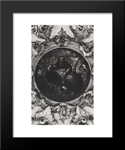 Lord God Safaof 20x24 Black Modern Wood Framed Art Print Poster by Antropov, Aleksey