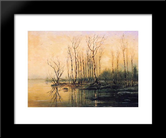 Dimensions And Material Of Painting 20x24 Black Modern Wood Framed Art Print Poster by Savrasov, Aleksey