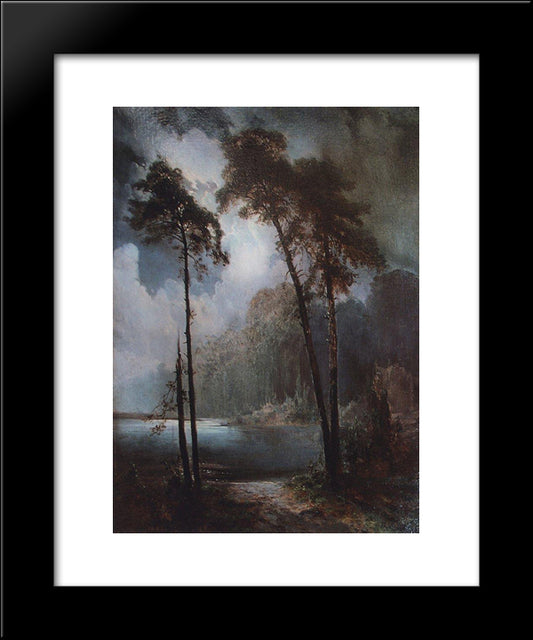 Lell 20x24 Black Modern Wood Framed Art Print Poster by Savrasov, Aleksey