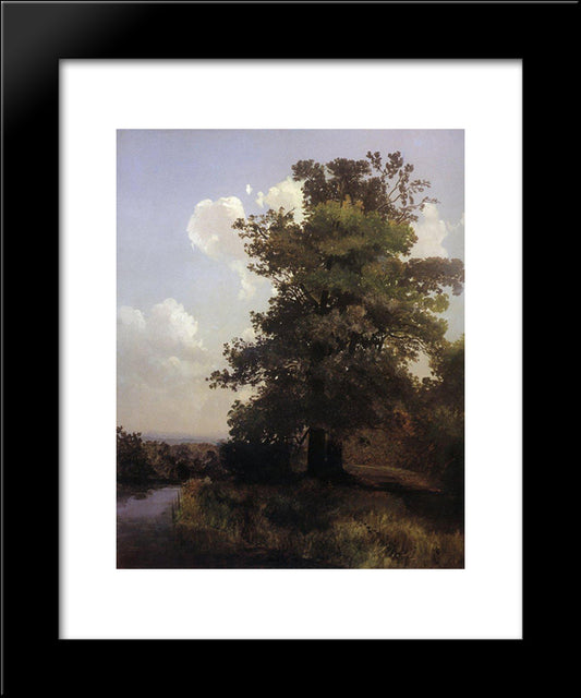 Oaks 20x24 Black Modern Wood Framed Art Print Poster by Savrasov, Aleksey