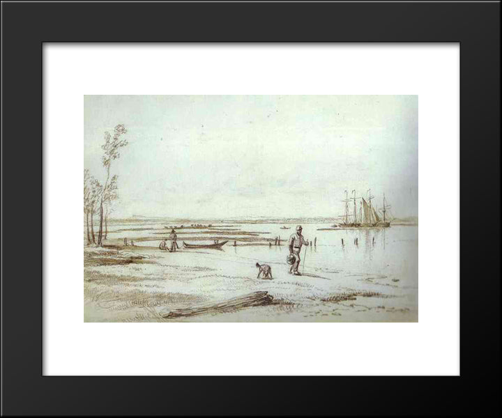 In The Suburbs Of St. Petersburg 20x24 Black Modern Wood Framed Art Print Poster by Orlowski, Alexander