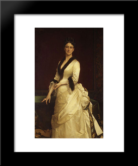 Catharine Lorillard Wolfe 20x24 Black Modern Wood Framed Art Print Poster by Cabanel, Alexandre