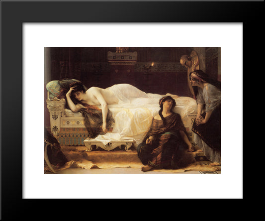 Phedre 20x24 Black Modern Wood Framed Art Print Poster by Cabanel, Alexandre