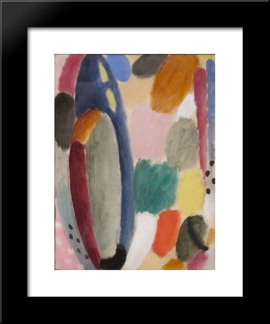 Autumn Sound 20x24 Black Modern Wood Framed Art Print Poster by von Jawlensky, Alexej