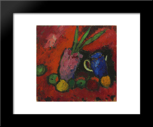 Still Life 20x24 Black Modern Wood Framed Art Print Poster by von Jawlensky, Alexej