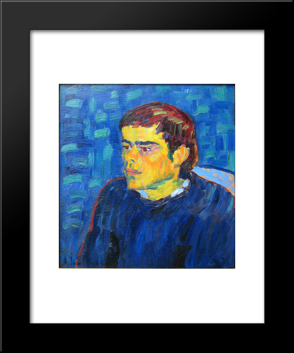 The Hunchback 20x24 Black Modern Wood Framed Art Print Poster by von Jawlensky, Alexej