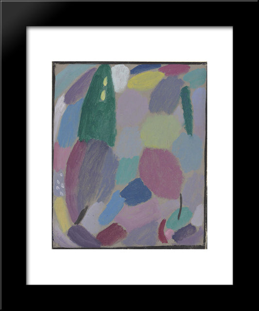 Variation Traumerei 20x24 Black Modern Wood Framed Art Print Poster by von Jawlensky, Alexej