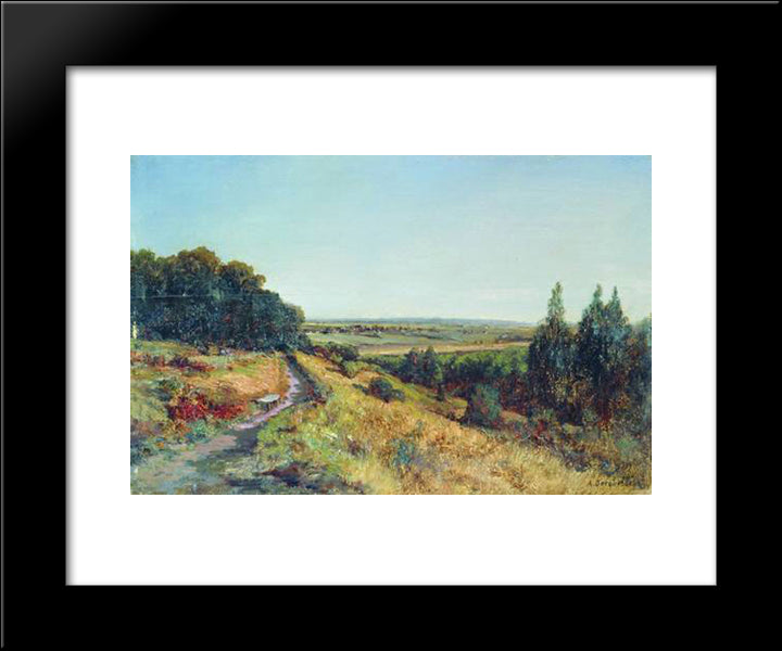 Radishchevskaya Estate Of Bogolyubov (Homestead Ablyazov) 20x24 Black Modern Wood Framed Art Print Poster by Bogolyubov, Alexey