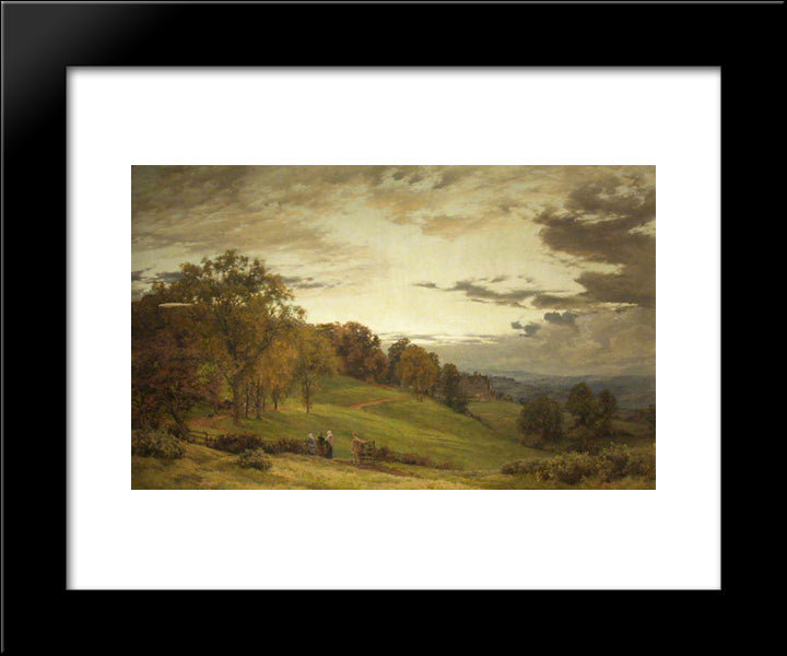 The Manor Park 20x24 Black Modern Wood Framed Art Print Poster by Parsons, Alfred
