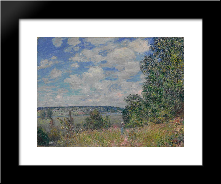 Landscape 20x24 Black Modern Wood Framed Art Print Poster by Sisley, Alfred