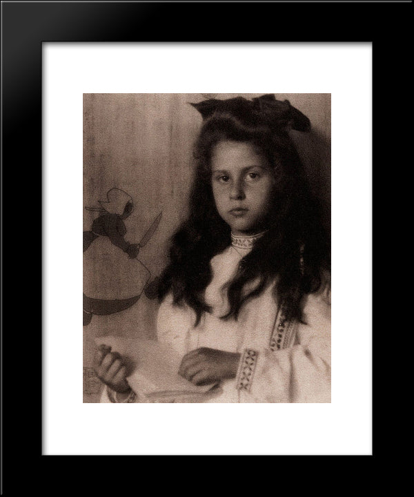 Katherine 20x24 Black Modern Wood Framed Art Print Poster by Stieglitz, Alfred