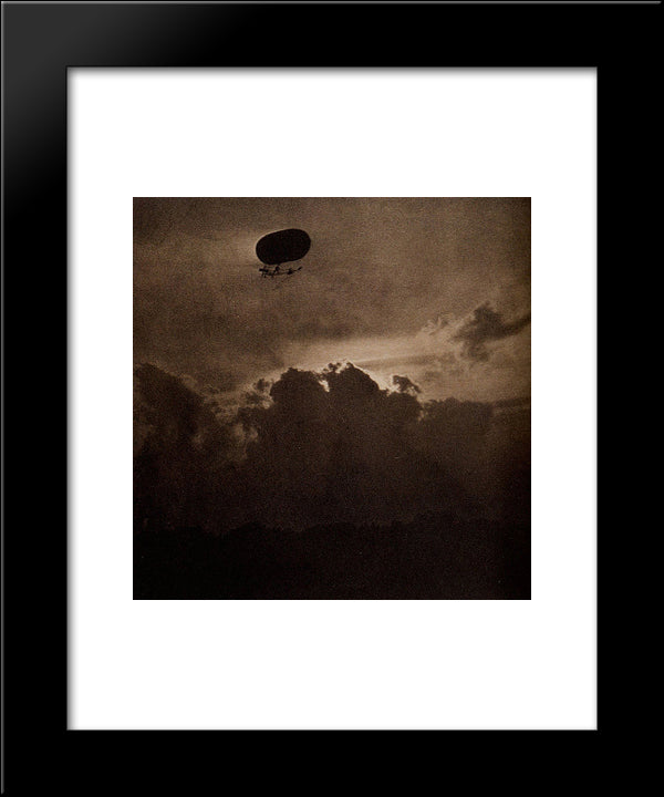 The Dirigible 20x24 Black Modern Wood Framed Art Print Poster by Stieglitz, Alfred
