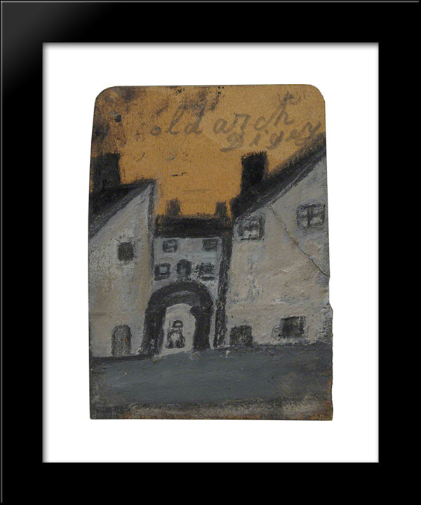 Old Arch Digey, St Ives 20x24 Black Modern Wood Framed Art Print Poster by Wallis, Alfred