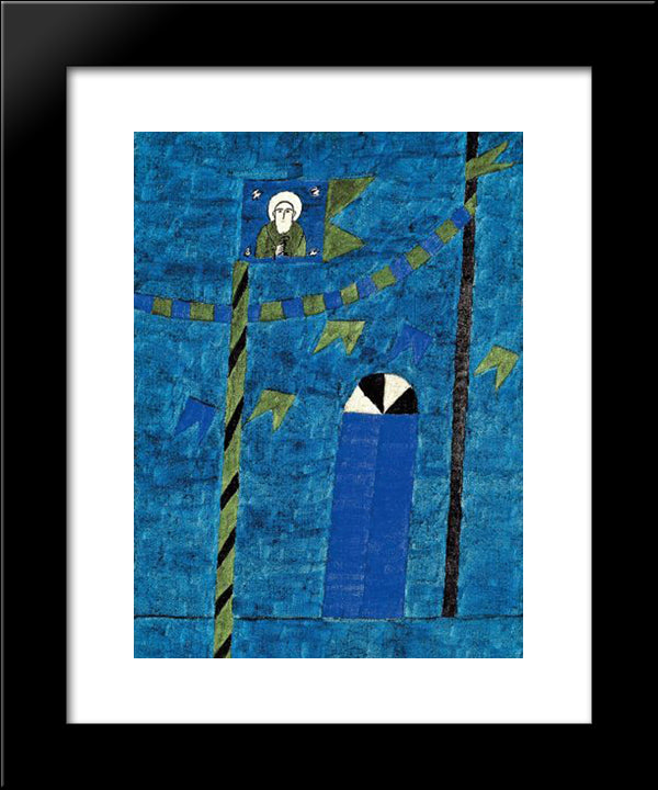 Mastro De Sao Pedro 20x24 Black Modern Wood Framed Art Print Poster by Volpi, Alfredo