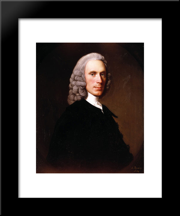 John Reid 20x24 Black Modern Wood Framed Art Print Poster by Ramsay, Allan