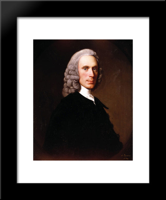 John Reid 20x24 Black Modern Wood Framed Art Print Poster by Ramsay, Allan